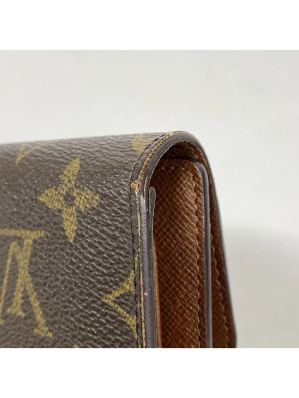 Louis Vuitton Trifold Wallet Monogram Porte Tresor Etui Papiers Brown